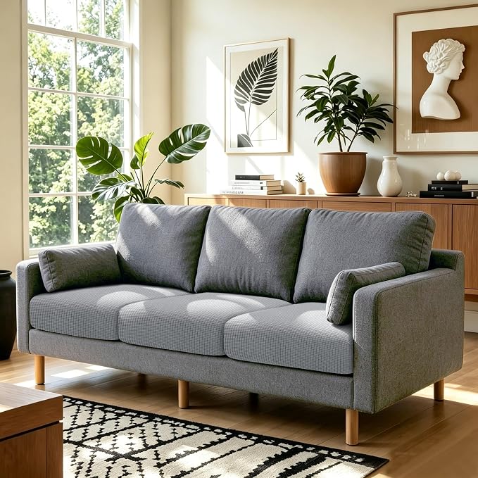 Fuloon Couch Cushion Slipcover, Super Stretch Individual Sofa Covers | 2 Pack - Image 6