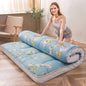 MAXYOYO Rustic Floral Korean Futon Mattress, Padded Japanese Floor Mattress by MAXYOYO