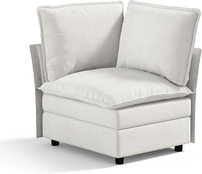 LINSY HOME Corner Seat Modular for Sectional Sofa Couch, Cloud Sofa Corner Seat by LINSYHOME