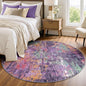 RELEANY Washable Round 4ft Area Rug by RELEANY