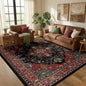 RELEANY Washable Area Rug, Water Repellent, Pet Friendly, Vintage Floral Boho by RELEANY