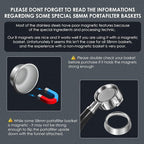 58mm Magnetic Dosing Funnel V2, MATOW Stainless Steel Espresso Dosing Ring with 8 Magnets Compatible with All 58mm Portafilter