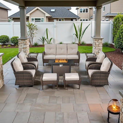 Belord Expansive 10 Pieces Outdoor Patio Furniture Set by Belord