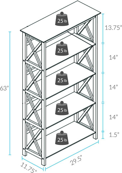 Casual Home Shelf Bookcase - Image 3