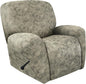 ANARACHON Recliner Chair Covers Leather Look, 4 Pieces Recliner Covers Non Slip by ANARACHON