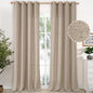 YoungsTex Linen Curtains 102 Inches Long Textured Extra Long Curtain by YoungsTex