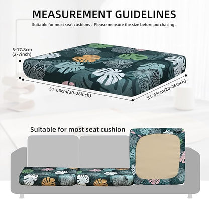 8PCS Patio Cushion Covers.Patio Furniture Couch SeatSlipcovers | Washable - Image 2