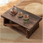 Japanese Floor Table, Japanese Coffee Table, Retro Japanese Wooden End Table by Unknown