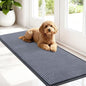 OLANLY Front Door Mat 47x17, Waterproof Heavy-Duty Indoor Outdoor Doormat | Ash by OLANLY