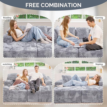 131'' U Shaped Sectional Couches - Image 4