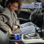 30 oz Tumbler with Lid Stainless Steel Tumblers Vacuum Insulated Cup Reusable Powder Coated Travel Mug Double Wall Leak Proof Portable Cups Keep Cold Drinks for 12 Hours, Blue, 1 Pack