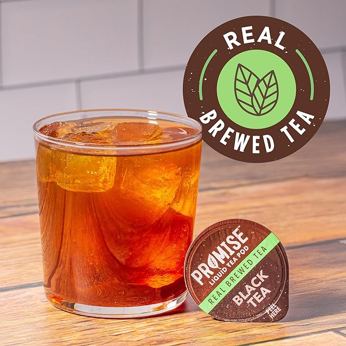 Promise Tea by Java House - Cold-Brewed Tea Concentrate Pods - Ethically Sourced - Black Tea - Pack of 12