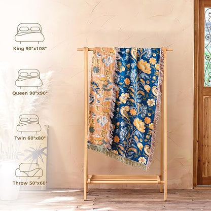 LUTBM Boho Throw Blanket for Couch Sofa Chair Cotton Summer Blankets for - Image 6