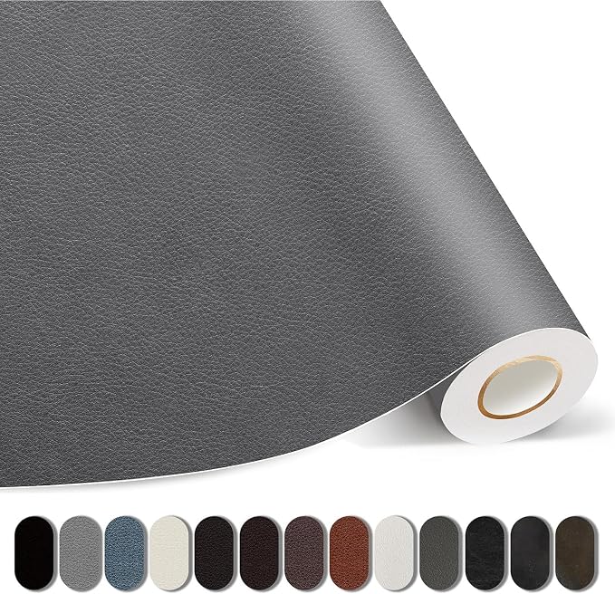 Kangshoon Leather Repair Patches, 17X158 Inch Self-Adhesive Leather Repair Tape by GiveYourFurnitureaNewLife