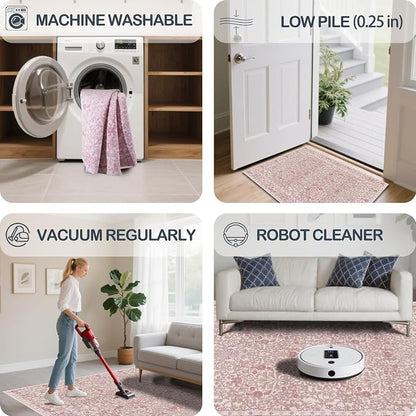 Washable 2'6" x 10' Runners for Hallways, Non Slip Long Floor Runner for Kitchen - Image 6