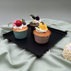 Set of 7 Black Cake Stands Metal Dessert Display Holder Round 3 Tier Cupcake Stand Serving Tray Platter Cake Pedestal Stand for Party Weddings Birthday Baby Showers Anniversary