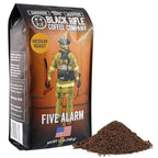 Black Rifle Coffee Company Ground Coffee Medium Roast - Roasted Blend Made from Pure Arabica Beans - Colombian & Brazilian Beans - Veteran Founded & American Made (Five Alarm, 12oz Bag)
