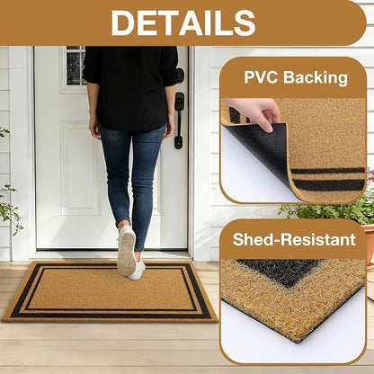 OLANLY Front Door Mat, Low Profile Doormat, Stain and Fade Resistant, - Image 5