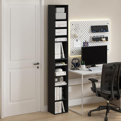 Furinno PASIR Book Shelf, 10-Tier Bookshelf, Bookcase - Image 2