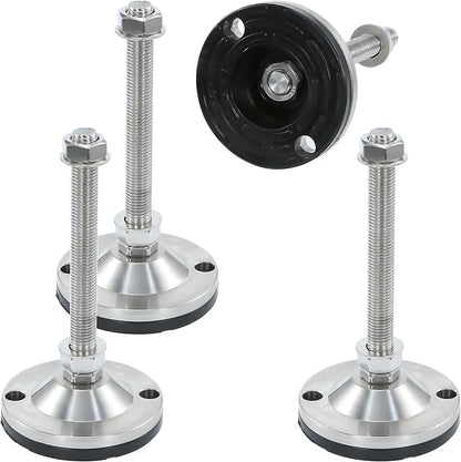 Heavy Duty 5000 lb Capacity Stainless Steel Adjustable Leveling Feet by TERMATH