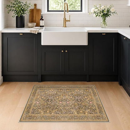 Brown Washable Entry Rug - Image 3