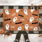Halloween Stencils for Door Mats Large Halloween Doormat Stencils Trick or Treat Boo Ghost Stencil for Door Mat Wood Sign Fabrics DIY Crafts Decor