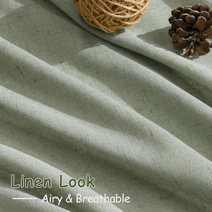 Desert Sage Linen 112 Inch Curtains - Image 4