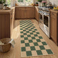 Lahome Checkered Easy Jute Kitchen Runner Rug, 2x8 Outdoor Rugs Washable | by Lahome