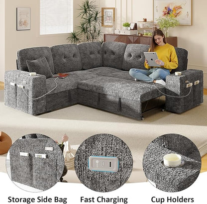 Modular Sectional Sleeper Sofa - Image 4