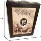 Nispira Belgium Royal Family Balance Syphon Unique Gravity Vintage Coffee Maker Vacuum Brewing System Silver 500 ml