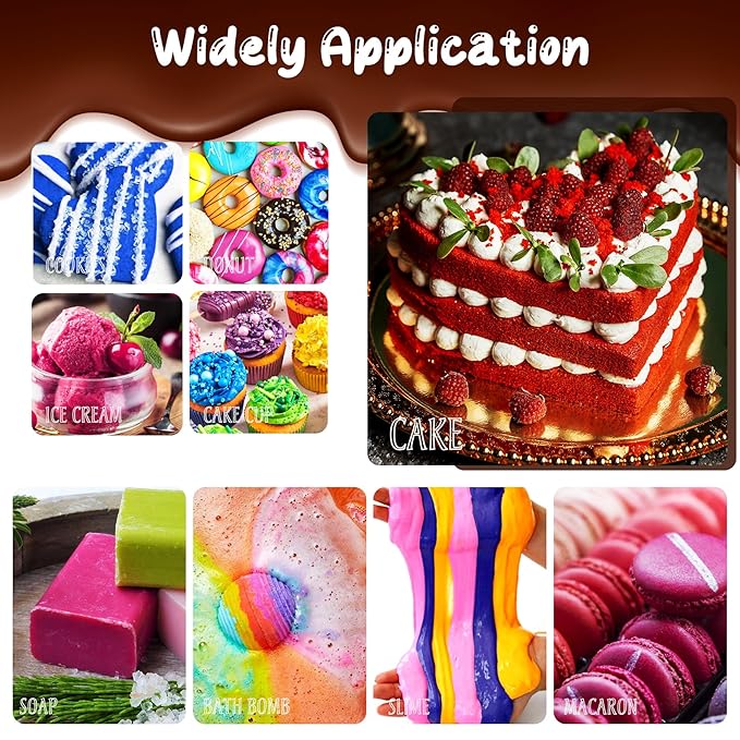 Food Coloring Gel - Vibrant Color Gel Food Coloring for Cake Decorating, Baking, Easter Egg, Icing - Tasteless Food Color Dye for Fondant, Cooking, Slime, Airbrush (Violet, 5.3oz)
