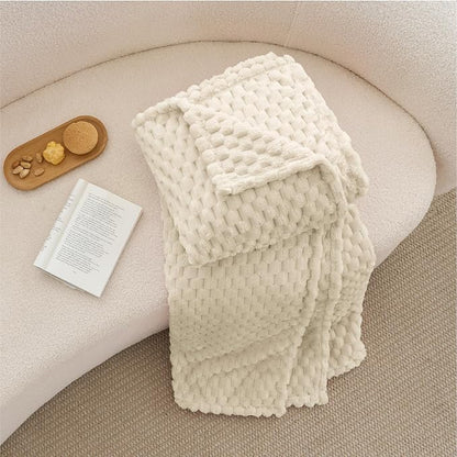 BEDELITE Cream Twin Blanket for Couch, Soft Cozy Gifts for Women, 60 * 80 | 3D - Image 8