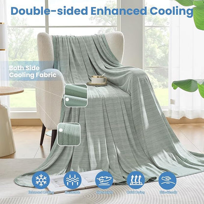 OIGAE Cooling Blanket for Hot Sleepers - Image 3