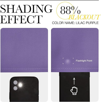 NICETOWN Lilac Purple Blackout Curtains - Image 5