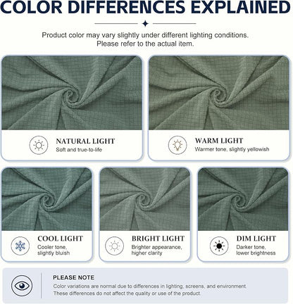 8Pcs Patio Cushion Covers, Outdoor Stretch Cushion Covers, Washable | Stretch - Image 6