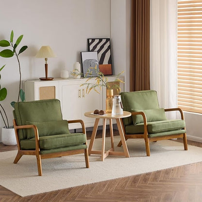 Karl home Accent Chair Mid-Century Modern Chair - Image 6