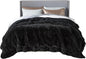 Bedsure GentleSoft Fluffy Black King Size Blanket by Unknown