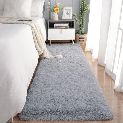 Chicrug Soft Runner Rug for Bedroom Living Room Plush Fluffy Rugs 2x6 | Shag by ChicrugHomeDecor
