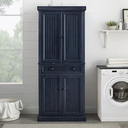 Crosley Furniture Seaside Coastal Pantry Storage Cabinet - Image 10