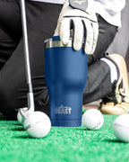 Beast 30 oz Tumbler Stainless Steel Vacuum Insulated Coffee Ice Cup Double Wall Travel Flask (Royal Blue)