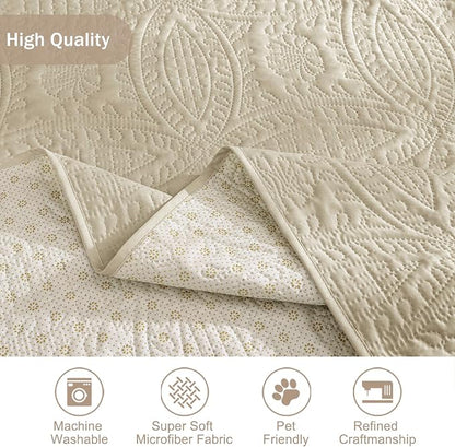 Quilted Grand Sofa Covers Washable, Couch Cover - Image 6