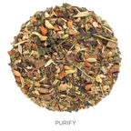 Tea Forte Purify Organic Herbal Tea with Purifying Mate and Dandelion Root, Makes 35-50 Cups, 3.53 Ounce Loose Leaf Tea Canister