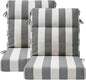 Unimatta Outdoor High Back Chair Cushion Seat Pads, 44 x 21 Inch by Unimatta