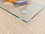 Tempered Glass Cutting Board – Long Lasting Clear Glass – Scratch Resistant, Heat Resistant, Shatter Resistant, Dishwasher Safe.