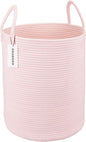 XUANGUO Cotton Rope Laundry Basket Hamper by XUANGUO