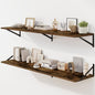 Fun Memories Floating Shelves for Wall, 12 Inch Deep Floating Shelves Set of 2 by FunMemories