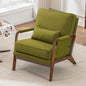 Mid Century Modern Chair, Upholstered Lounge Arm Chair by Unknown