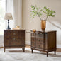 HULALA HOME Solid Wood End Table Set of 2 by HULALAHOME