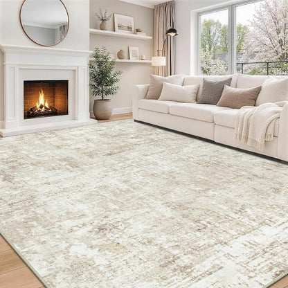 Aelenmu 9x12 Area Rugs for Living Room Bedroom Dining Room Washable Beige | by Aelenmu