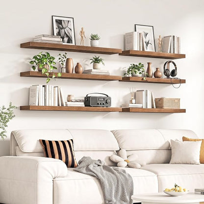 Fun Memories 55Inch Long Floating Shelves, 8 Inch Deep Shelves - Image 2